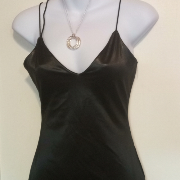 🛍️ BUNDLE ONLY 🛍️SHEIN Black Faux Leather Dress - Picture 4 of 7